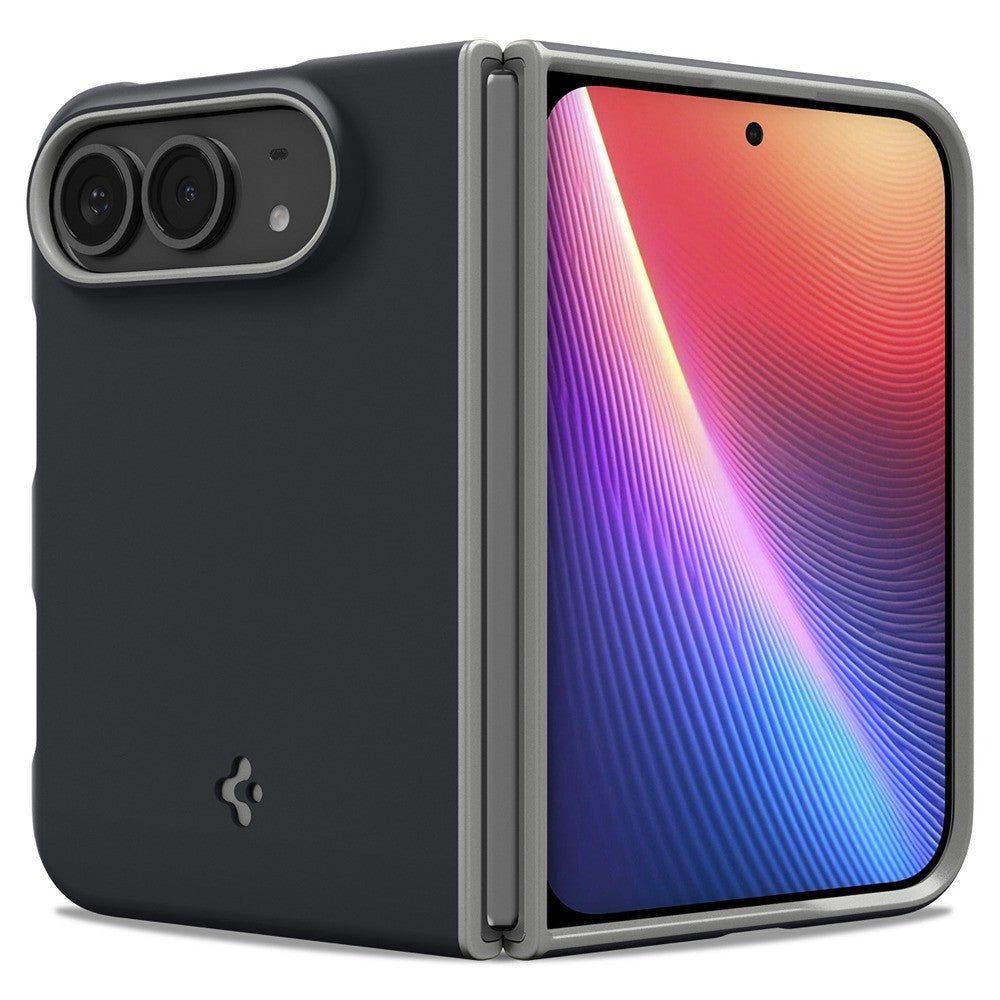 Spigen iPhone Duo Deksel Nano Pop MagFit svart sesam