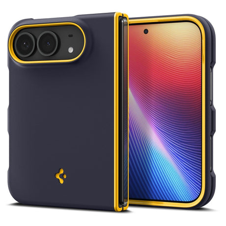 Spigen iPhone Duo Deksel Nano Pop MagFit blåbærmarineblå