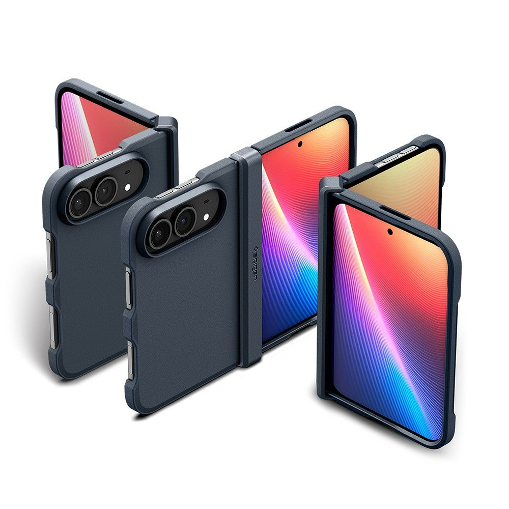 Spigen iPhone Duo Deksel Tough Armor Pro MagFit Metal Slate