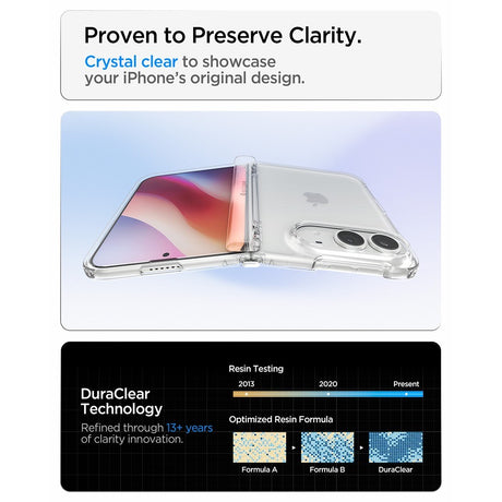 Spigen iPhone Duo Deksel Ultra Hybrid Pro Crystal Clear