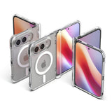Spigen iPhone Duo Deksel Ultra Hybrid Pro MagFit gjennomsiktig hvit