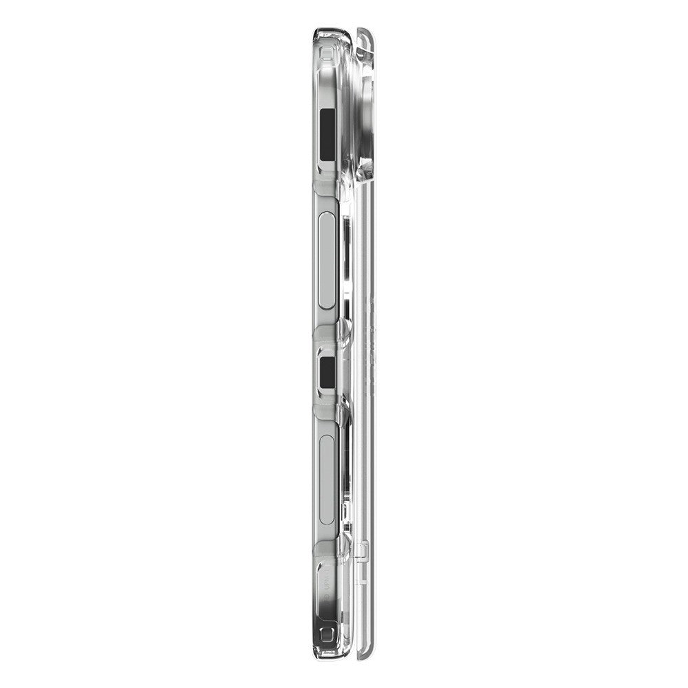 Spigen iPhone Duo Deksel Ultra Hybrid Pro MagFit gjennomsiktig hvit