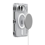 Spigen iPhone Duo Deksel Ultra Hybrid Pro MagFit gjennomsiktig hvit