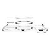 Spigen iPhone Duo Deksel Ultra Hybrid Pro MagFit gjennomsiktig hvit