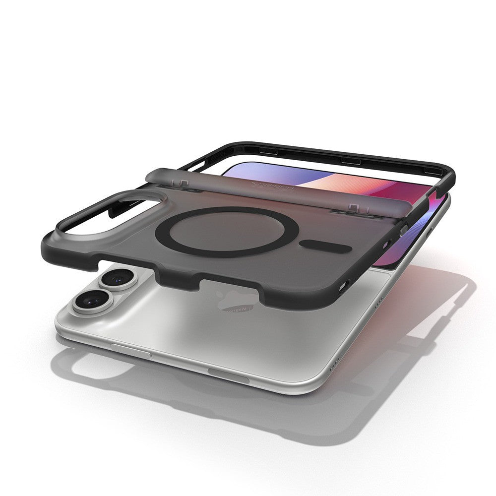Spigen iPhone Duo Deksel Ultra Hybrid Pro MagFit Frost Black