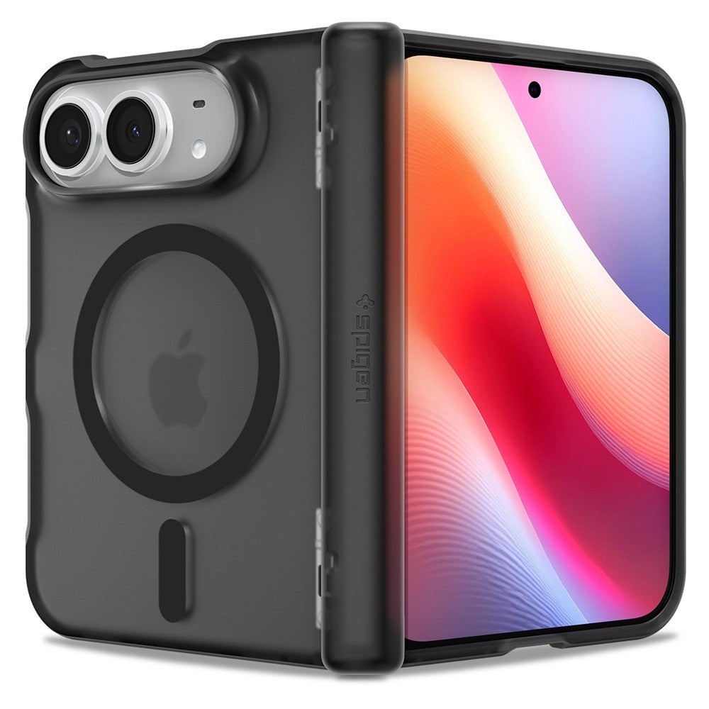 Spigen iPhone Duo Deksel Ultra Hybrid Pro MagFit Frost Black