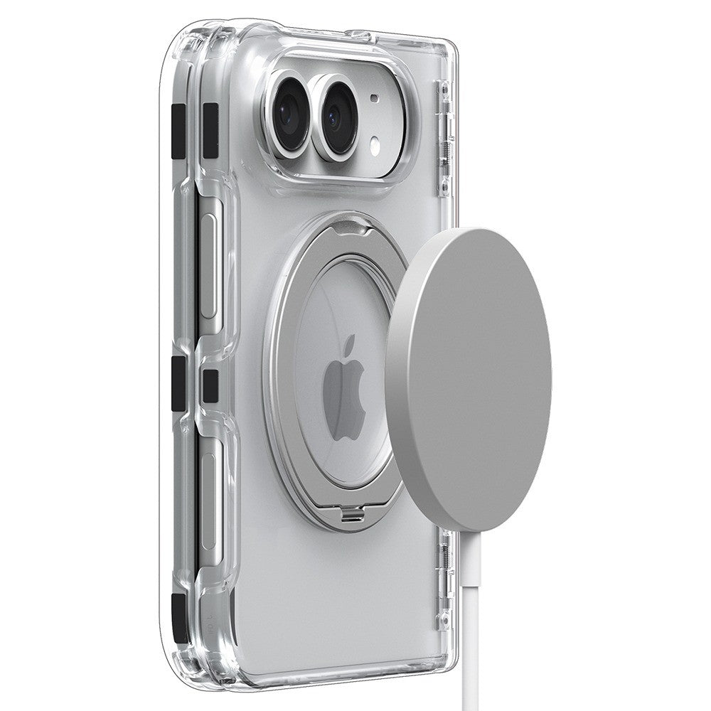 Spigen iPhone Duo Deksel Ultra Hybrid Pro S MagFit Clear White
