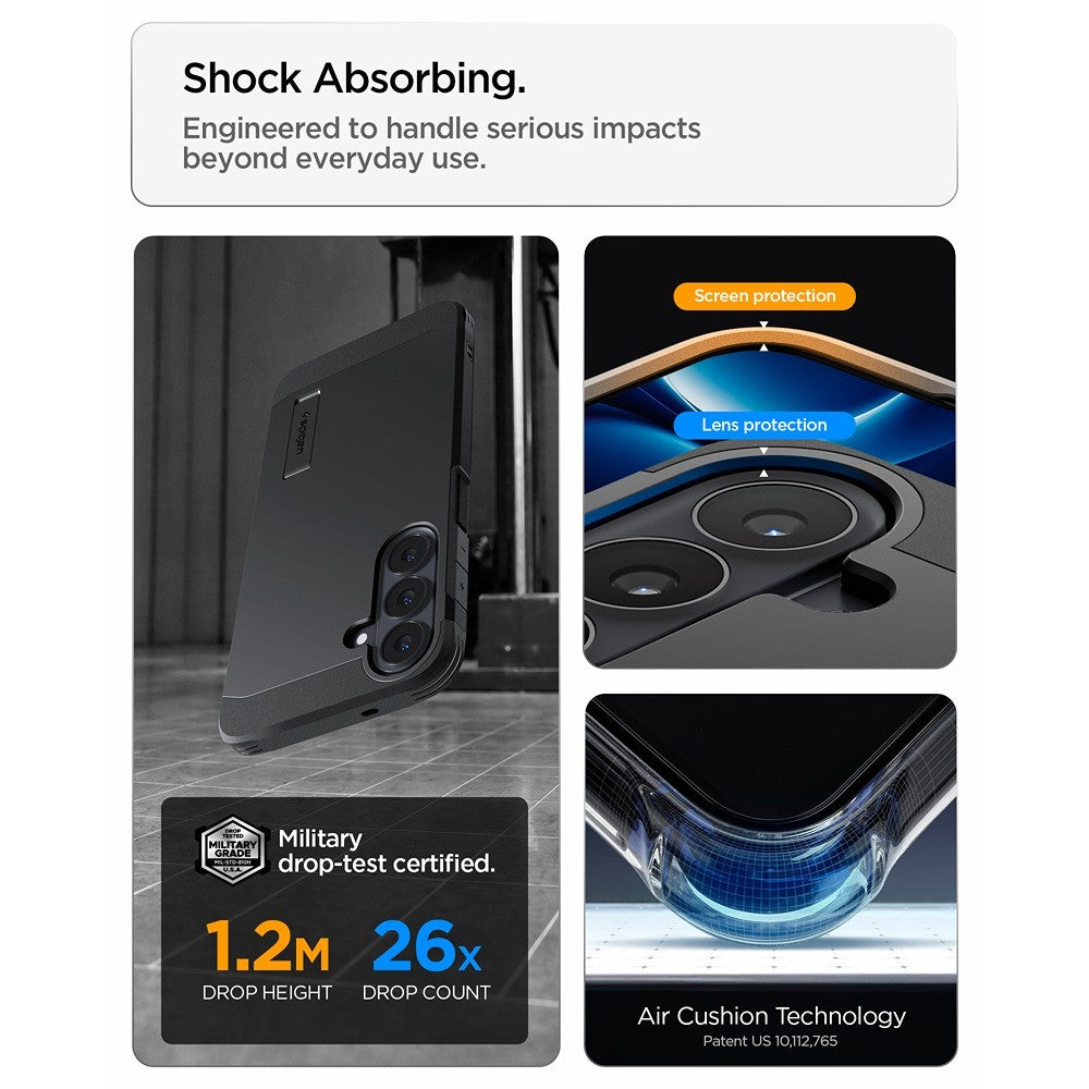 Spigen Samsung Galaxy S26 FE Skal Tough Armor MagFit Svart