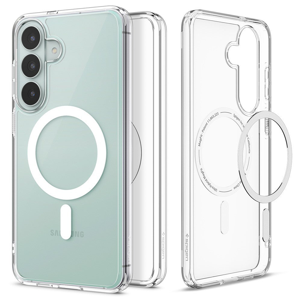 Spigen Samsung Galaxy S26 FE Skal Ultra Hybrid MagFit Clear White