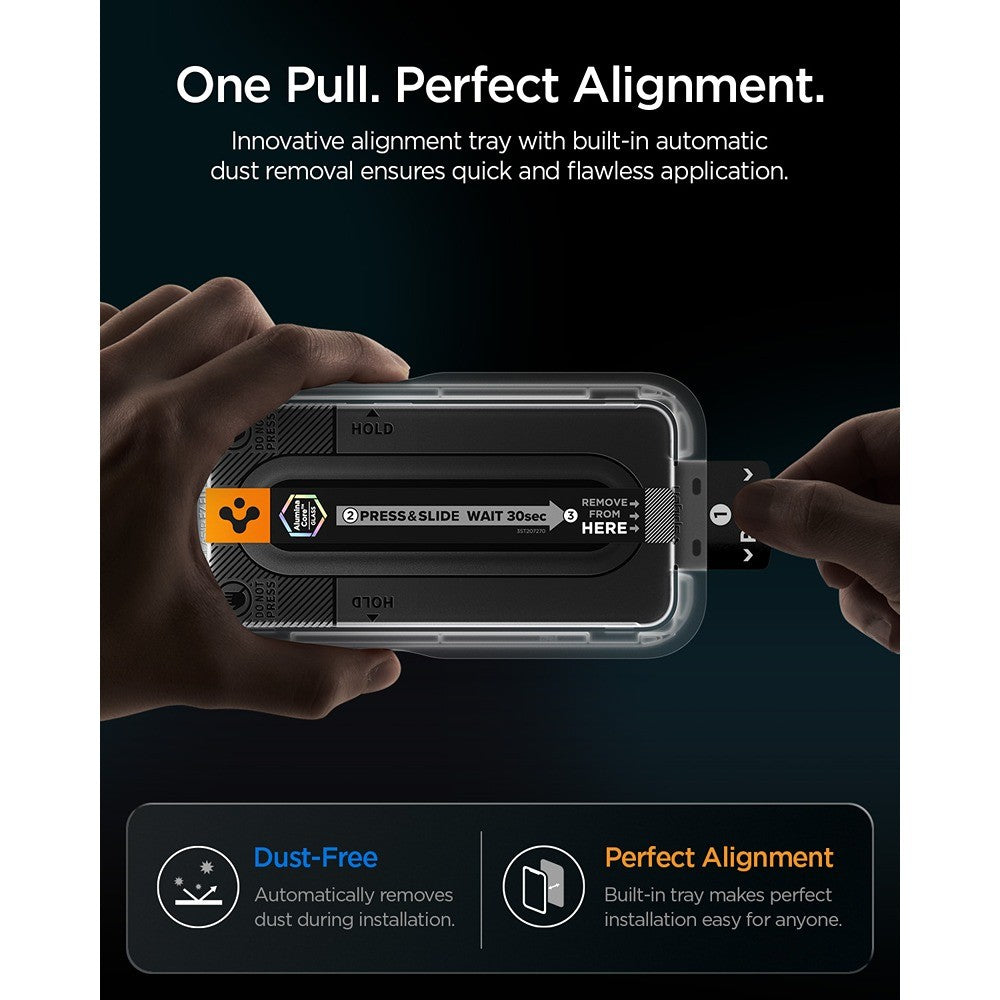 Spigen Samsung Galaxy S26 FE Skärmskydd GLAS.tR EZ Fit Pro