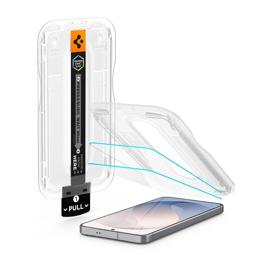 Spigen Samsung Galaxy S26 FE Skärmskydd GLAS.tR EZ Fit Pro 2-pack