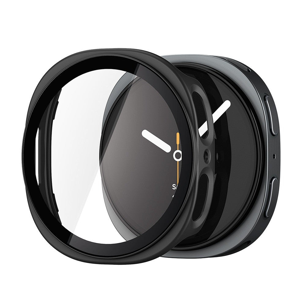 Spigen Samsung Galaxy Watch 8/9 40mm Skal med Skärmskydd Thin Fit 360 Svart