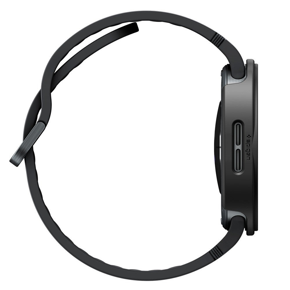 Spigen Samsung Galaxy Watch 8/9 40mm Skal med Skärmskydd Thin Fit 360 Svart