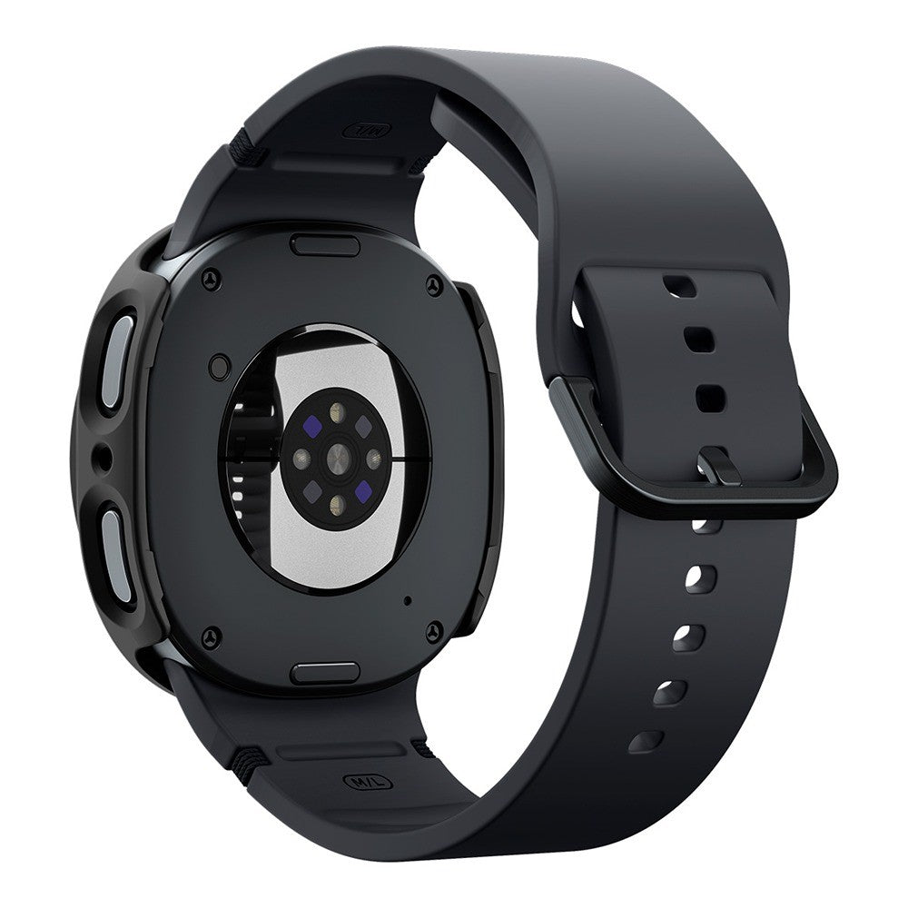 Spigen Samsung Galaxy Watch 8/9 44mm Skal med Skärmskydd Thin Fit 360 Svart