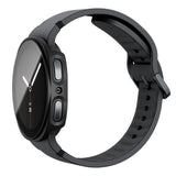 Spigen Samsung Galaxy Watch 8/9 44mm Skal med Skärmskydd Thin Fit 360 Svart