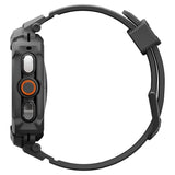 Spigen Samsung Galaxy Watch Ultra 2 47mm Armband och Skal Rugged Armor Pro Matte Black
