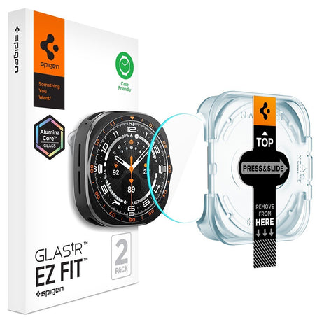 Spigen Samsung Galaxy Watch Ultra 2 47mm Skjermbeskytter GLAS.tR EZ Fit 2-pack