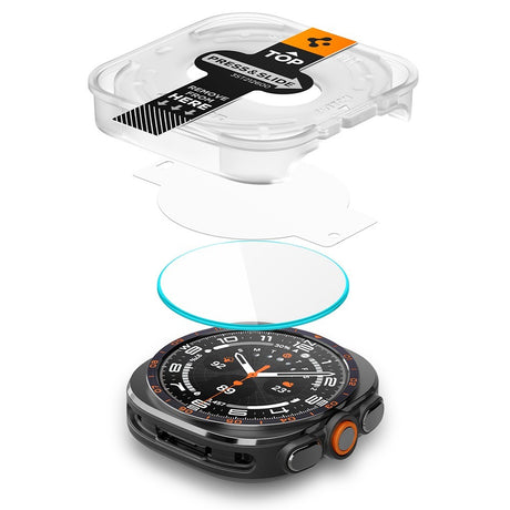 Spigen Samsung Galaxy Watch Ultra 2 47mm Skjermbeskytter GLAS.tR EZ Fit 2-pack