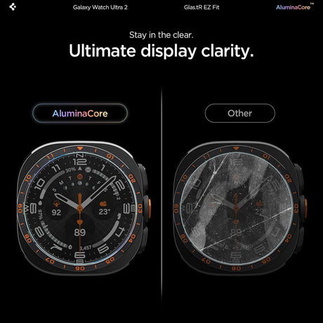 Spigen Samsung Galaxy Watch Ultra 2 47mm Skjermbeskytter GLAS.tR EZ Fit 2-pack