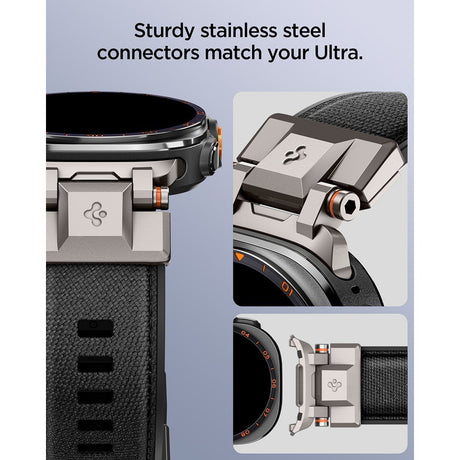 Spigen Samsung Galaxy Watch Ultra 47mm Armband DuraPro Armor Svart