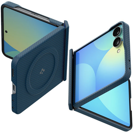 Spigen Samsung Galaxy Z Flip 8 Deksel Air Skin Aramid MagFit Navy