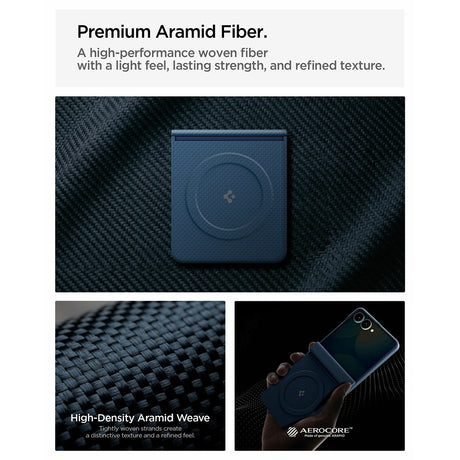 Spigen Samsung Galaxy Z Flip 8 Deksel Air Skin Aramid MagFit Navy