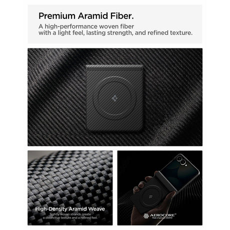 Spigen Samsung Galaxy Z Flip 8 Skal Air Skin Aramid MagFit Svart