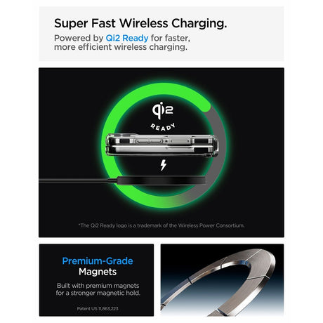 Spigen Samsung Galaxy Z Flip 8 Skal Ultra Hybrid Pro MagFit Clear White