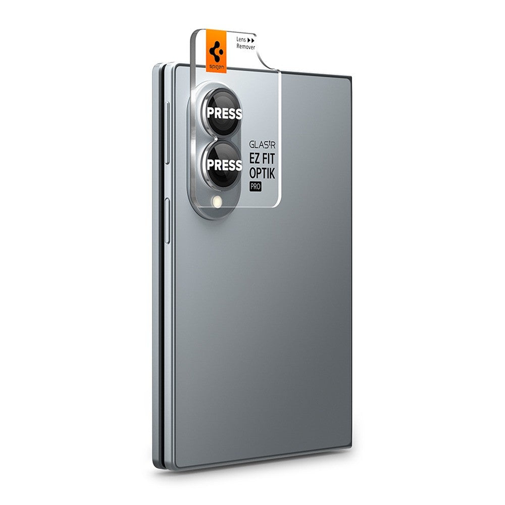 Spigen Samsung Galaxy Z Fold 8 Kameraskydd GLAS.tR EZ Fit Optik Pro 2-pack Svart