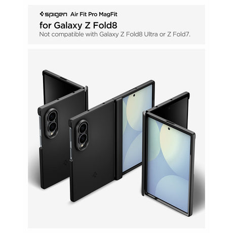 Spigen Samsung Galaxy Z Fold 8 Deksel Air Fit Pro MagFit Svart