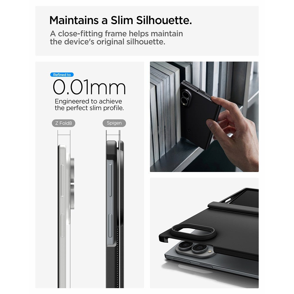 Spigen Samsung Galaxy Z Fold 8 Skal Air Fit Pro MagFit Svart