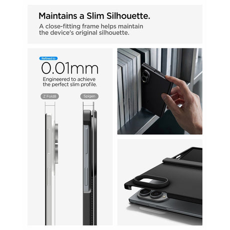 Spigen Samsung Galaxy Z Fold 8 Deksel Air Fit Pro MagFit Svart