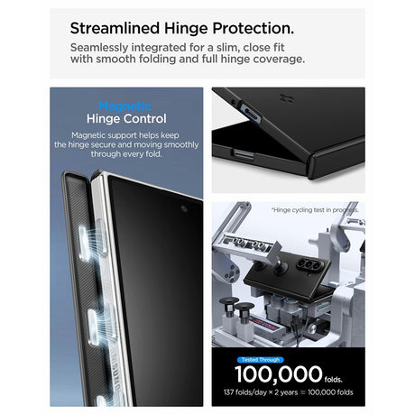 Spigen Samsung Galaxy Z Fold 8 Deksel Air Fit Pro MagFit Svart
