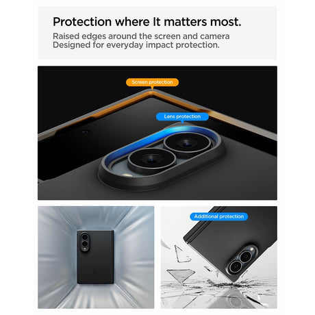Spigen Samsung Galaxy Z Fold 8 Deksel Air Fit Pro MagFit Svart