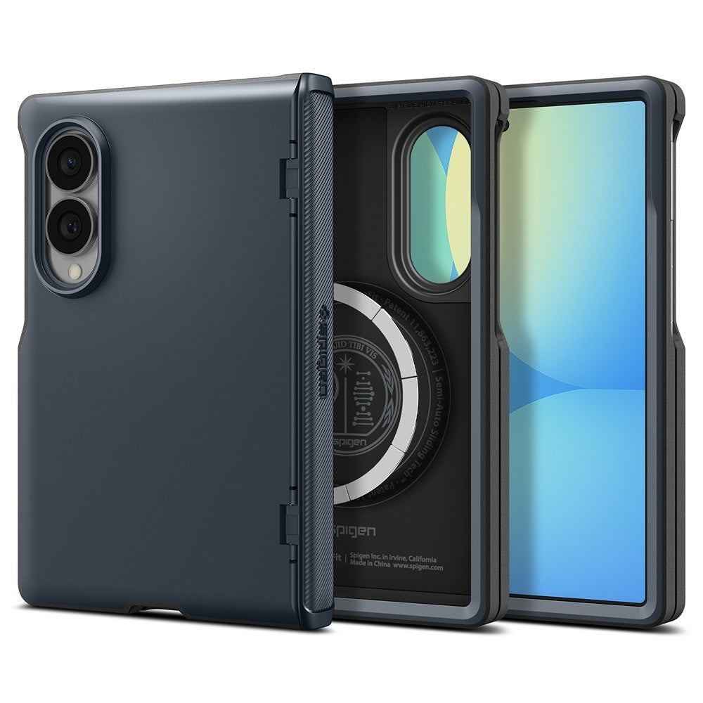 Spigen Samsung Galaxy Z Fold 8 Skal Slim Armor Pro MagFit Metal Slate