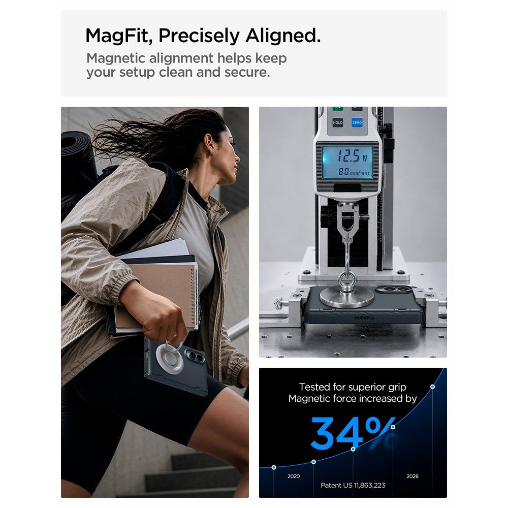 Spigen Samsung Galaxy Z Fold 8 Skal Slim Armor Pro MagFit Metal Slate