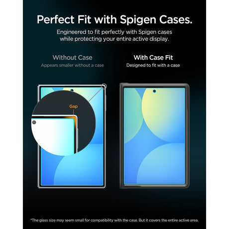 Spigen Samsung Galaxy Z Fold 8 Skärmskydd GLAS.tR EZ Fit Pro 2-pack