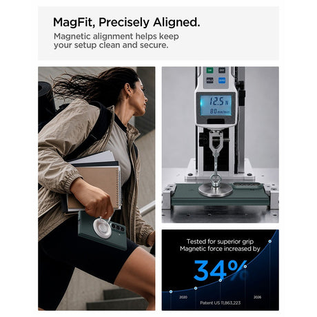 Spigen Samsung Galaxy Z Fold 8 Ultra Deksel Air Fit Pro MagFit Abyss Green