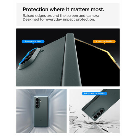 Spigen Samsung Galaxy Z Fold 8 Ultra Deksel Air Fit Pro MagFit Abyss Green