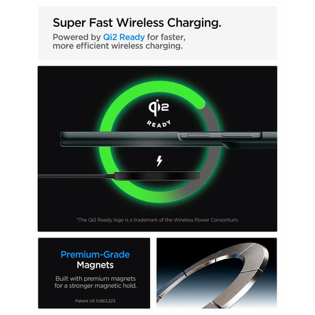 Spigen Samsung Galaxy Z Fold 8 Ultra Deksel Air Fit Pro MagFit Abyss Green
