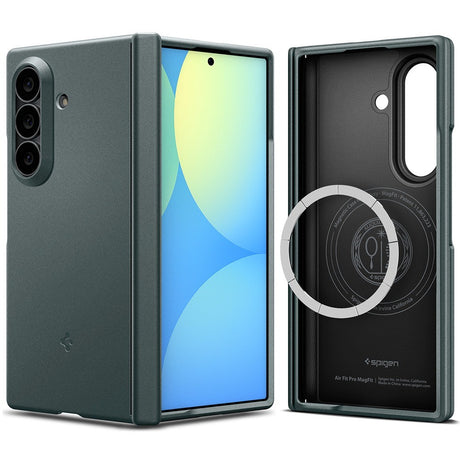 Spigen Samsung Galaxy Z Fold 8 Ultra Deksel Air Fit Pro MagFit Abyss Green