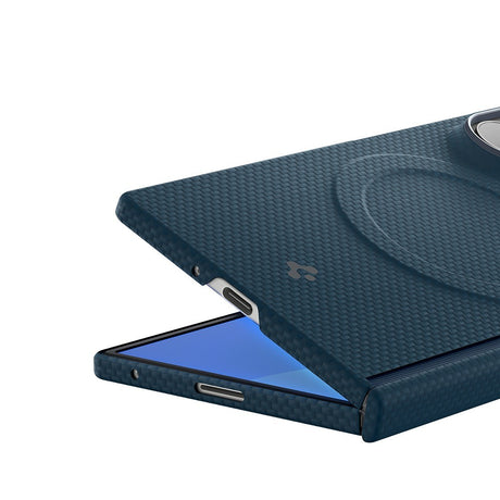 Spigen Samsung Galaxy Z Fold 8 Ultra Deksel Air Skin Aramid MagFit Navy