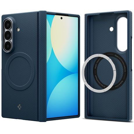 Spigen Samsung Galaxy Z Fold 8 Ultra Deksel Air Skin Aramid MagFit Navy