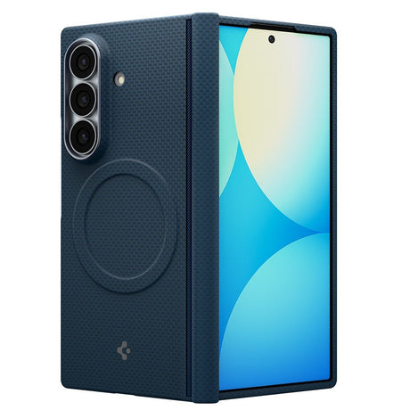 Spigen Samsung Galaxy Z Fold 8 Ultra Deksel Air Skin Aramid MagFit Navy