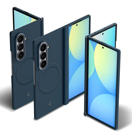 Spigen Samsung Galaxy Z Fold 8 Ultra Deksel Air Skin Aramid MagFit Navy