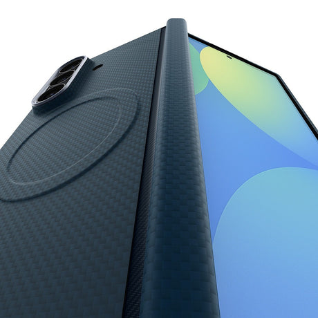 Spigen Samsung Galaxy Z Fold 8 Ultra Deksel Air Skin Aramid MagFit Navy