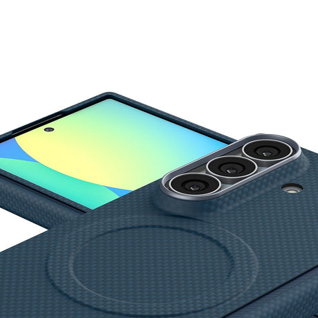 Spigen Samsung Galaxy Z Fold 8 Ultra Deksel Air Skin Aramid MagFit Navy