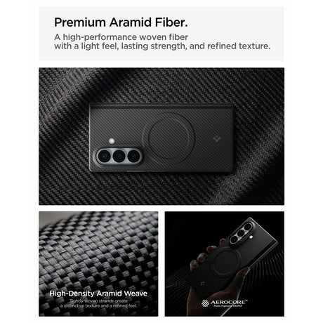 Spigen Samsung Galaxy Z Fold 8 Ultra Skal Air Skin Aramid MagFit Svart