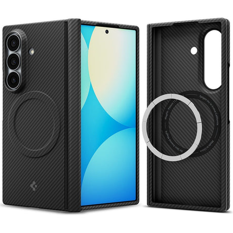 Spigen Samsung Galaxy Z Fold 8 Ultra Skal Air Skin Aramid MagFit Svart