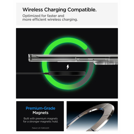 Spigen Samsung Galaxy Z Fold 8 Ultra Skal Air Skin Zero MagFit Clear White